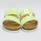 Kids Office Rainbow 2 Strap Footbed Sandals Lime