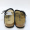 Womens Birkenstock Arizona Two Strap Black Birko Flor Uk Size 5