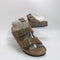 Womens Birkenstock Arizona Two Strap Sandals Dark Tea Tfb Uk Size 7