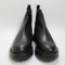 Womens Office Angelica Cleated Cheslea Boots Black Leather