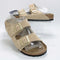 Womens Birkenstock Arizona Two Strap Sandals Sandcastle Suede Uk Size 5.5