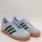 Kids adidas Gazelle 2 Kids Clear Sky Black Solar Orange Uk Size 2