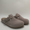 Mens Birkenstock Boston Clogs Gray Taupe Suede Uk Size 7.5