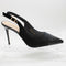 Womens Seven Big Trees Slingbacks Black Uk Size 8