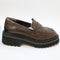 Womens Free People Darci Platform Loafers Brown - UK Size 4.5