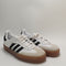 Mens Adidas Sambae White Core Black Gold Metallic Uk Size 5.5