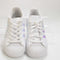 Kids adidas Superstar Trainers White Halo Blue Metallic