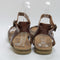 Odd Sizes - Womens Blowfish Malibu Maylie Sandals Whiskey Dyecut - UK Sizes Right 6/Left 5