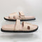 Womens Office Serena Cut Out Two Strap Footbed Sandals Pink Suede Uk Size 6