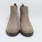 Womens Office Aila Zip Flat Ankle Boots Taupe