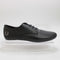 Fred Perry Foxx Leather Plimsolls Black Steel UK Size - 7