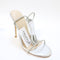 Womens Garner1 Truffle Collection Silver PU Heels - UK Size 7