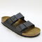 Womens Birkenstock Arizona Two Strap Black Birko Flor Uk Size 5