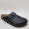 Mens Birkenstock Boston Clog Black Leather Uk Size 9.5