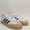 adidas Sambae Trainers White Night Indigo Pink Gum Uk Size 4