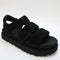 Odd sizes - Womens UGG Goldenstar Strap Black Uk Sizes Right 7/Left 6