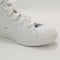 Converse All Star Hi Leather White Mono Leather Uk Size 5