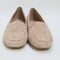 Womens Office Flying Plain Soft Loafers Blush Suede
