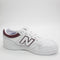 Odd Sizes -  New Balance BB480 White Burgundy - UK Sizes Right 7/Left 6