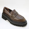 Womens Free People Darci Platform Loafers Brown - UK Size 4.5