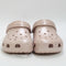 Odd Sizes - Womens Crocs Classic Clog Pink Clay Shimmer - UK Sizes Right 6/Left 7