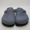 Womens Birkenstock Boston Clogs W Elemental Blue Nubuck Uk Size 5.5 - OFFCUTS SHOES by OFFICE