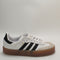 Mens Adidas Sambae White Core Black Gold Metallic Uk Size 5.5