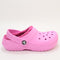 Odd sizes - Kids Croc Classic Lined Clog K Taffy Pink UK Sizes Right 1 youth/Left 2 youth