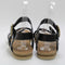 Odd Sizes - Womens Blowfish Malibu Mylo Sandals Black Dyecut - UK Sizes Right 5/Left 6