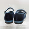 Womens Flabelus Mary Janes Navy Blue Velvet