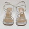 Womens Office Heavenly  Strappy Heeled Sandals Silver Embellished