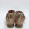 Odd Sizes - Womens Blowfish Malibu Bloomy Weave Sandals Dark Cashew Dyecut - UK Sizes Right 7/Left 6