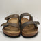 Mens Birkenstock Arizona Two Strap Faded Khaki Oiled Leather Uk Size 9