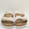 Womens Birkenstock Arizona Two Strap Sandals Antique White Nubuck Uk Size 5
