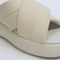 Odd Sizes - Womens Toms Mallow Crossover Slides Beige - UK Sizes Right 4/ Left 5