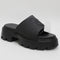 Womens Juicy Couture Baby Track Sandals Black