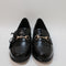 Womens Office Formula Snaffle Trim Leather Loafers Black Leather Uk Size 5