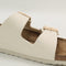 Womens Birkenstock Arizona Two Strap Eggshell Bf Uk Size 3.5