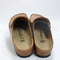 Womens BIRKENSTOCK Naples Wrapped Clogs Cognac Leather