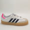 adidas Sambae Trainers White Night Indigo Pink Gum Uk Size 5 - OFFCUTS SHOES by OFFICE