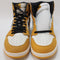 Nike Air Jordan 1 High Yellow Ochre Black Sail Uk Size 8