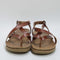 Odd Sizes - Womens Blowfish Mercury Sandals Wood Dyecut - UK Sizes Right 5/Left 4