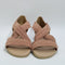 Womens Office Hallie Cross Strap Espadrille Blush Suede