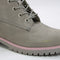 Odd Sizes - Womens Timberland Timberland Lyonsdale 6 Inch Boots Titanium Grey Pink Rand - UK Sizes Right 8/Left 7