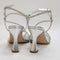 Womens Office Heavenly  Strappy Heeled Sandals Silver Embellished