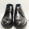 Odd Sizes - Mens Poste Padrone Chukka Boots Black Leather - UK Sizes Right 9/Left 10