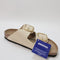 Womens Birkenstock Arizona Big Buckle Ecru Nubuck Uk Size 7.5