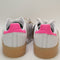adidas Sambae Trainers White Night Indigo Pink Gum Uk Size 4