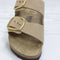 Womens Birkenstock Arizona Big Buckle Sandals Sandcastle Nubuck Uk Size 4.5
