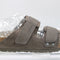 Womens BIRKENSTOCK Uji Sandals Concrete Grey Suede